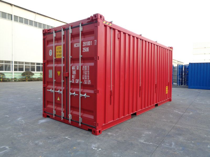 20ft High Cube Hard Open Top (stalen vloer) container